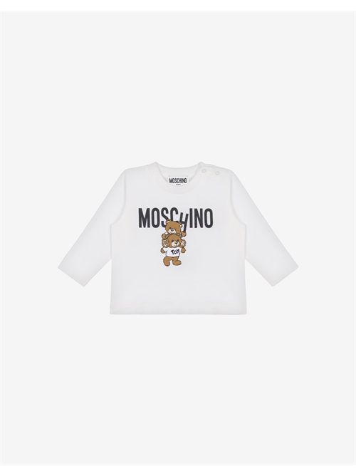 t-shirt girl white MOSCHINO KIDS | MM000RLAA01/10063